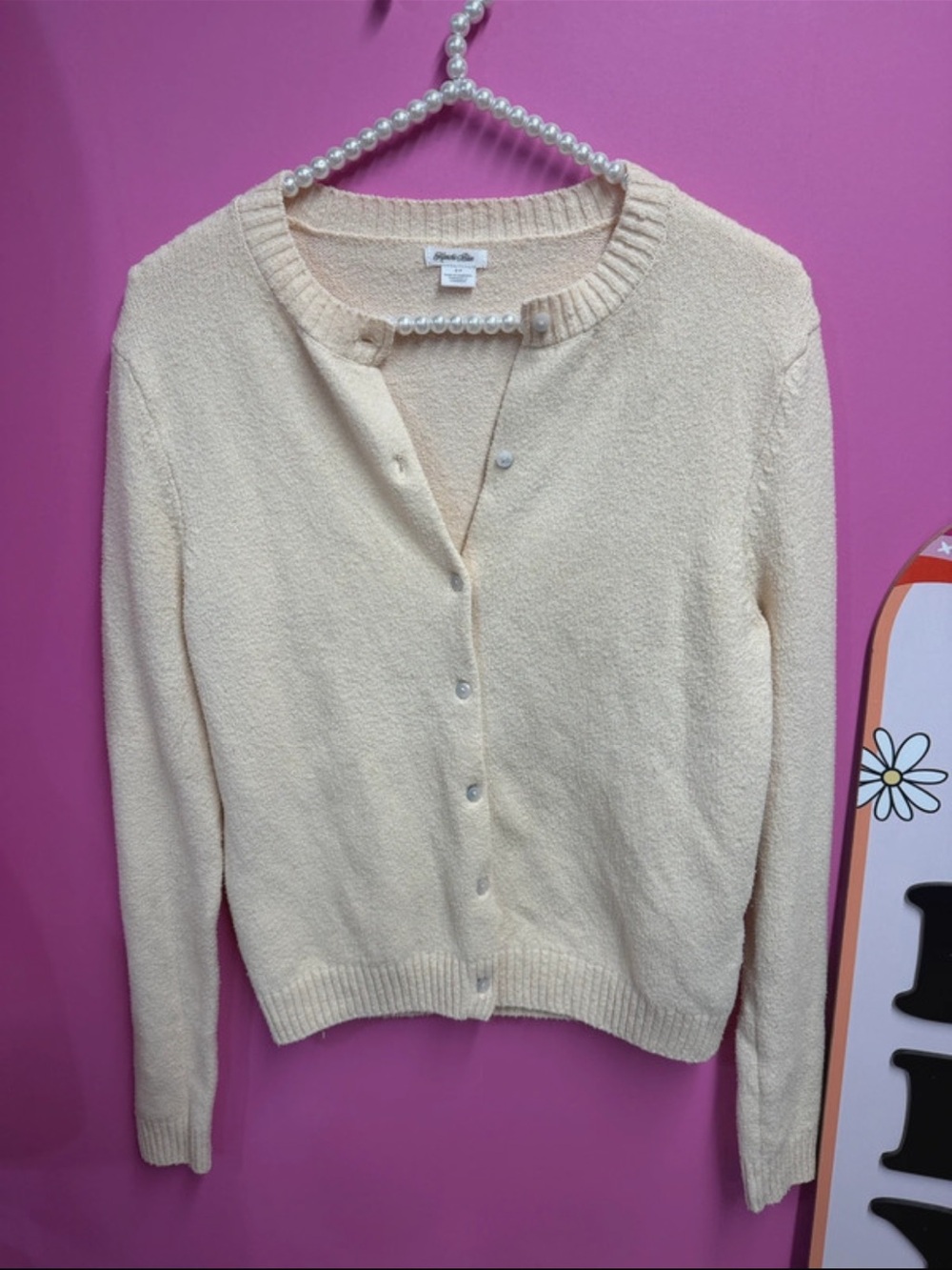 Kimchi blue small cream cardigan